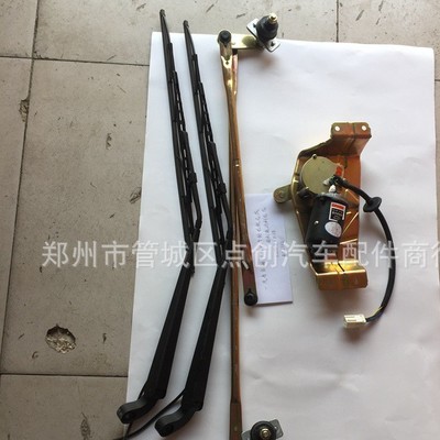 【解放配件 一汽青島解放龍V雨刮電機總成5205010-E28 雨刮連動桿】價格_批發_廠家_參數_圖片_駕駛室及配件 -